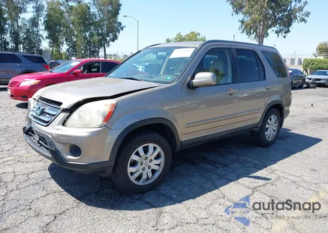 2006 Honda Cr-V Se from USA, damaged, VIN SHSRD78956U433954